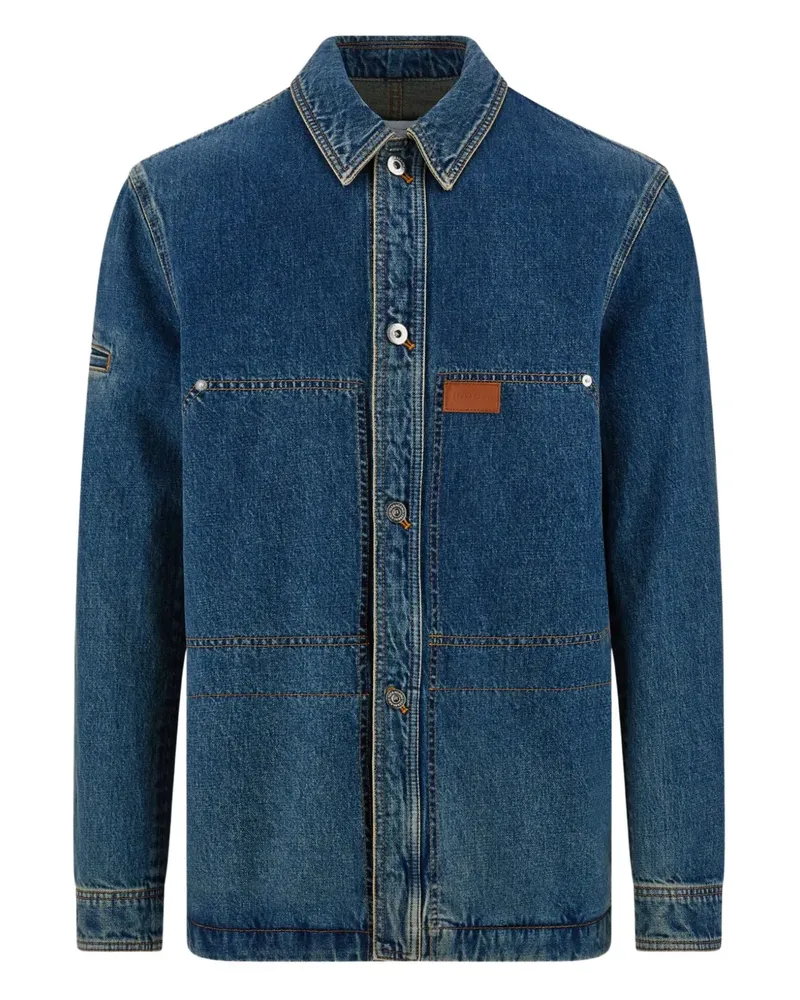 Ferragamo Workwear Hemd - Blau Blau