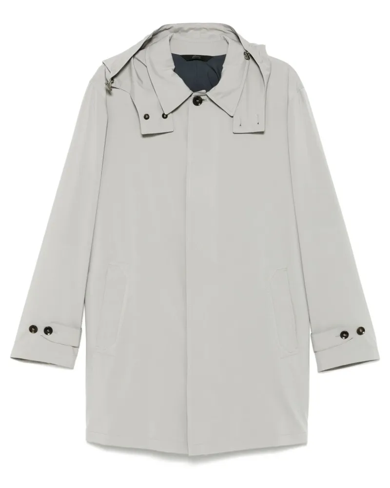 Brioni Trenchcoat-Parka - Grau Grau