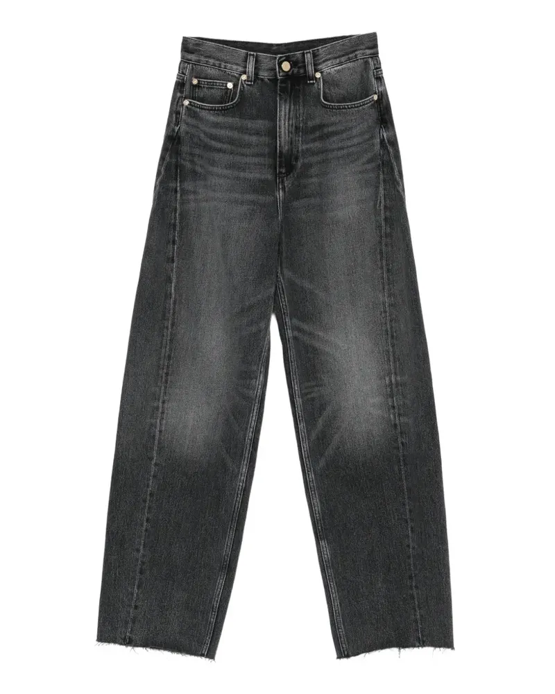 Sandro Ausgeblichene Jeans mit offenem Saum - Grau Grau