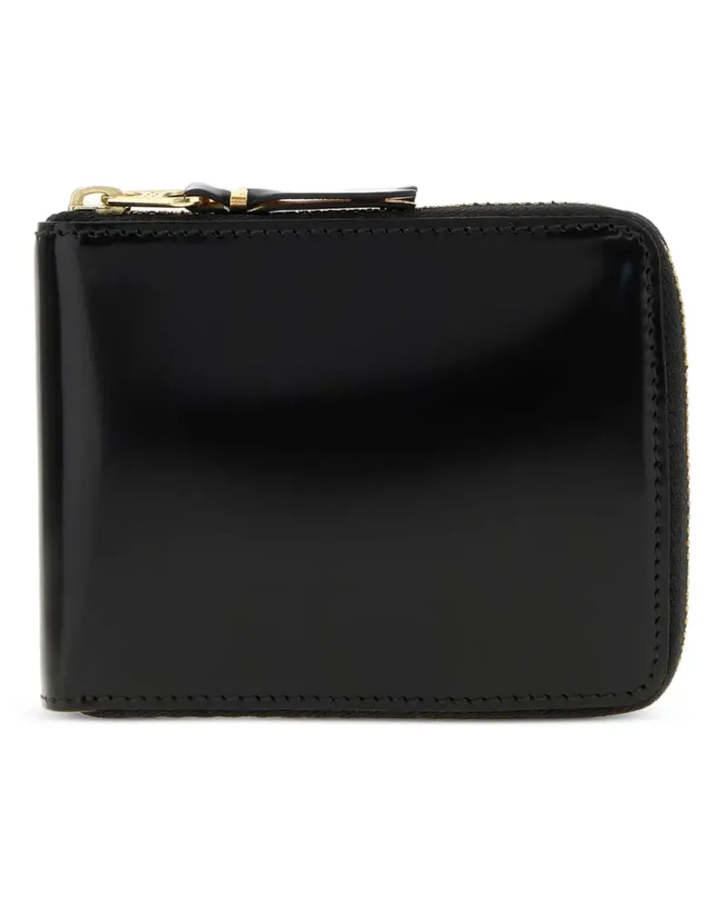 Comme des Garçons zip-around leather wallet - Schwarz Schwarz