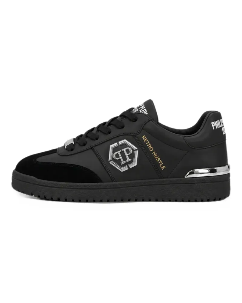 Philipp Plein Retro Hustle Sneakers - Schwarz Schwarz