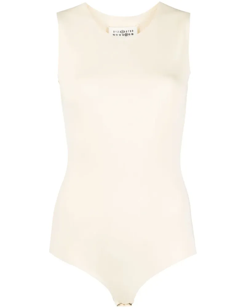 Maison Margiela Body mit rundem Ausschnitt - Nude Nude