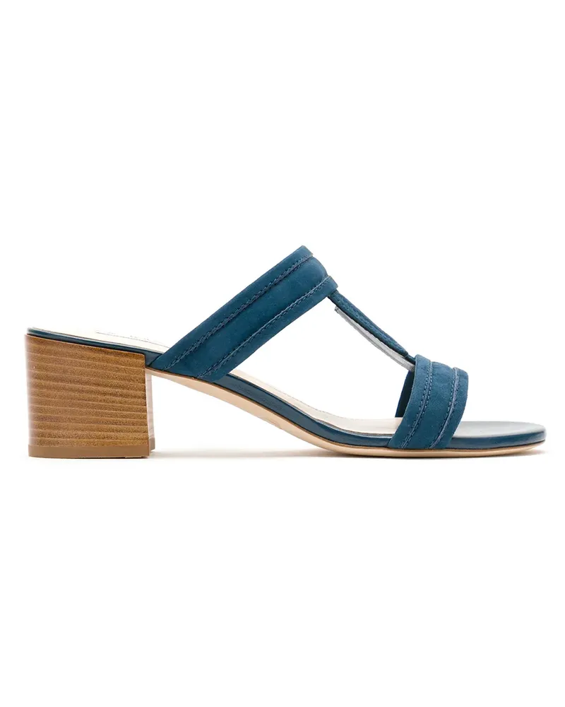 TOD'S Sandalen aus Leder 55mm - Blau Blau