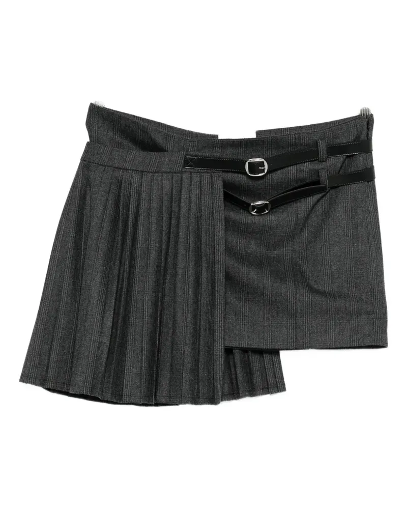 COPERNI pleated belted skirt - Grau Grau