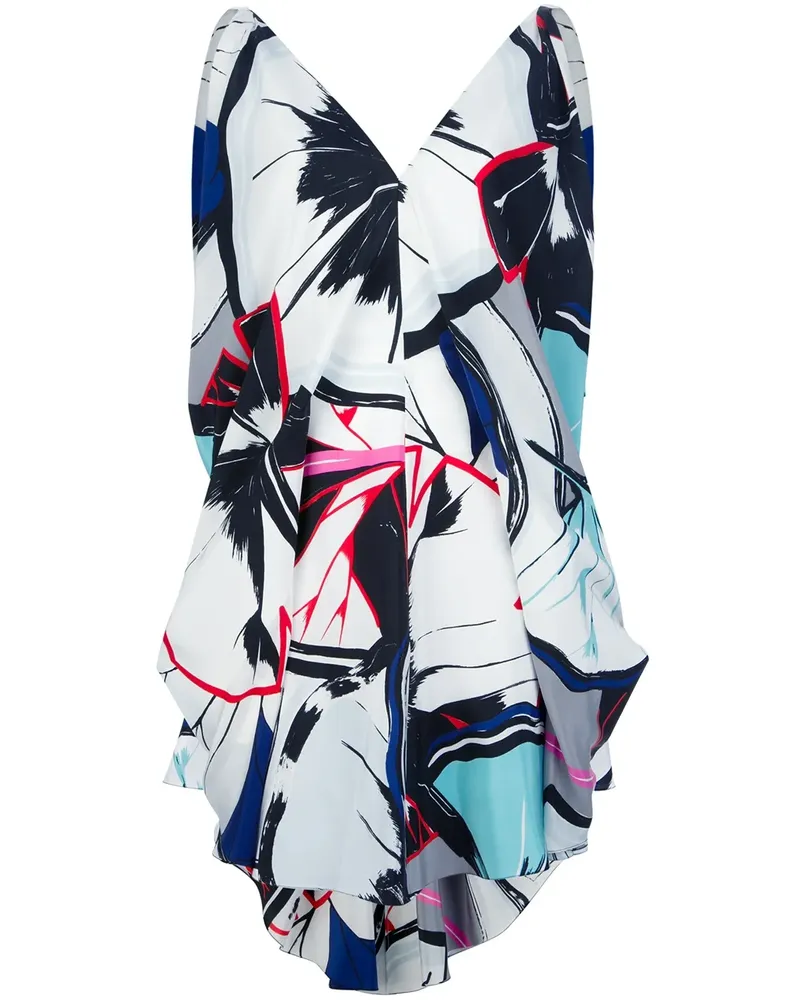 Balenciaga gingko print dress - Mehrfarbig Mehrfarbig