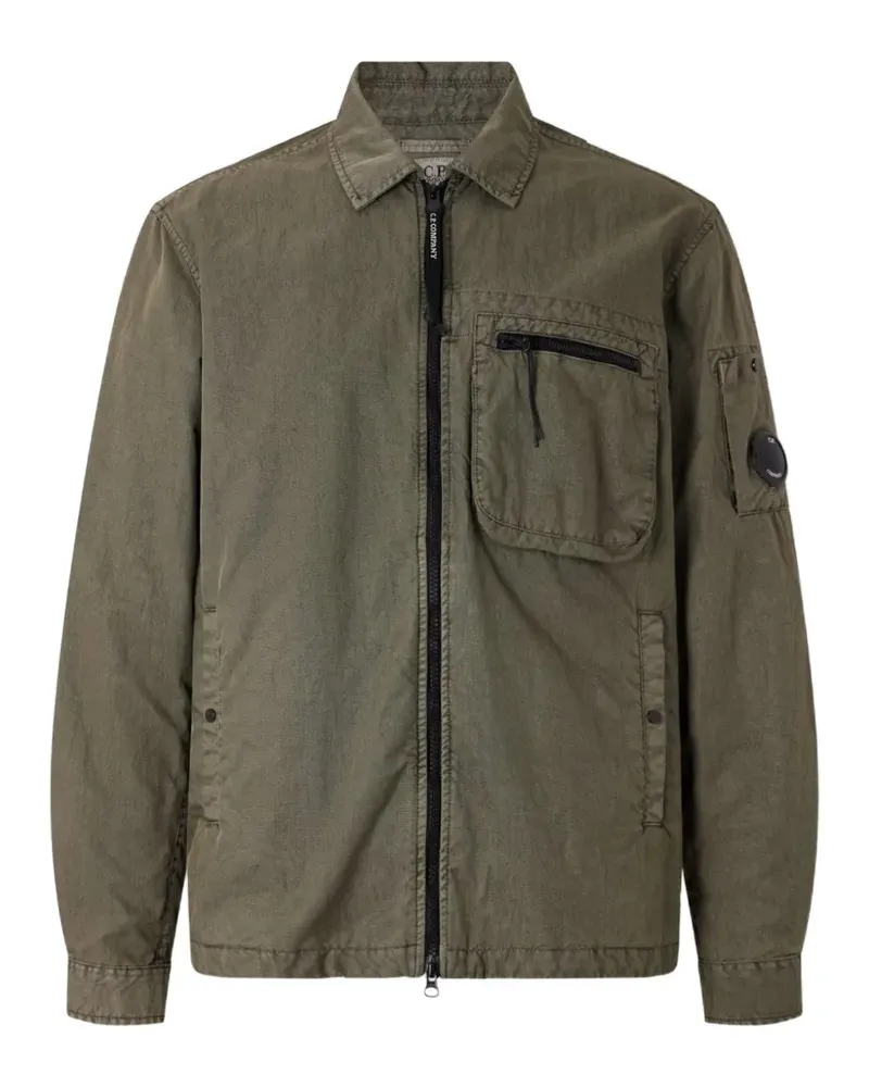 C.P. Company Panama-R Lens Hemdjacke - Grün Grün