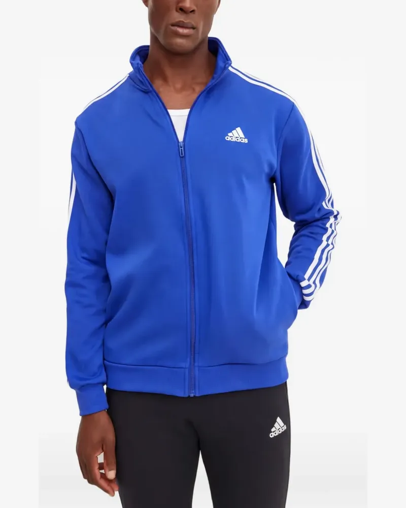 adidas Gestreifter Pullover - Blau Blau