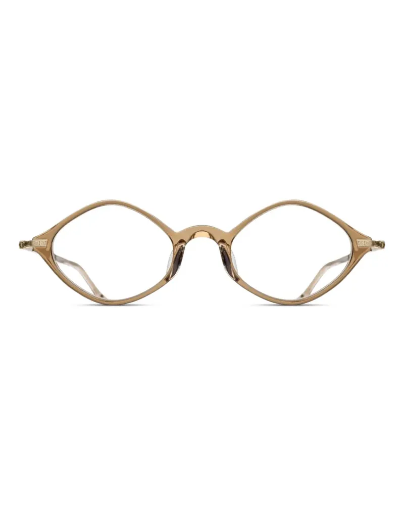 RETROSUPERFUTURE Brille mit rundem Gestell - Gold Gold