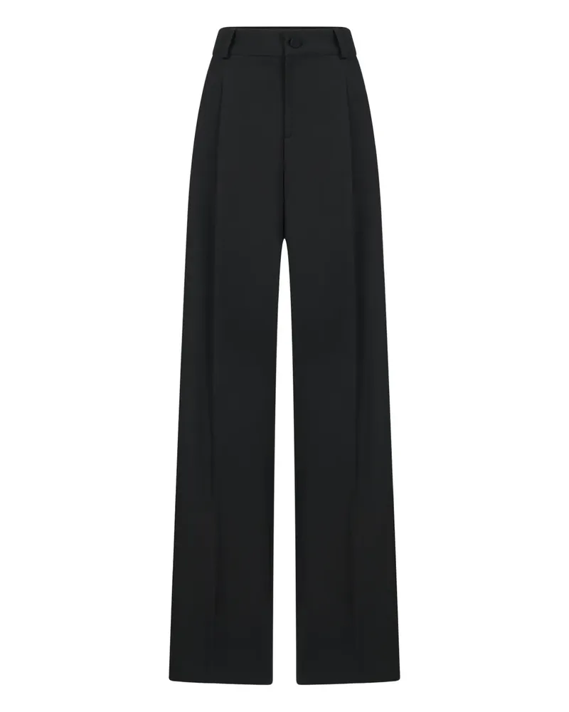 Amen Hose mit Bundfalten - Schwarz Schwarz