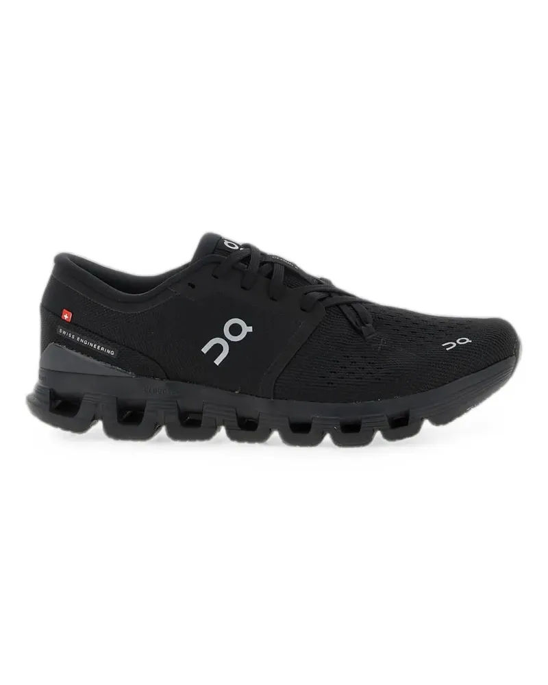 ON Cloud X 4 mesh sneakers - Schwarz Schwarz