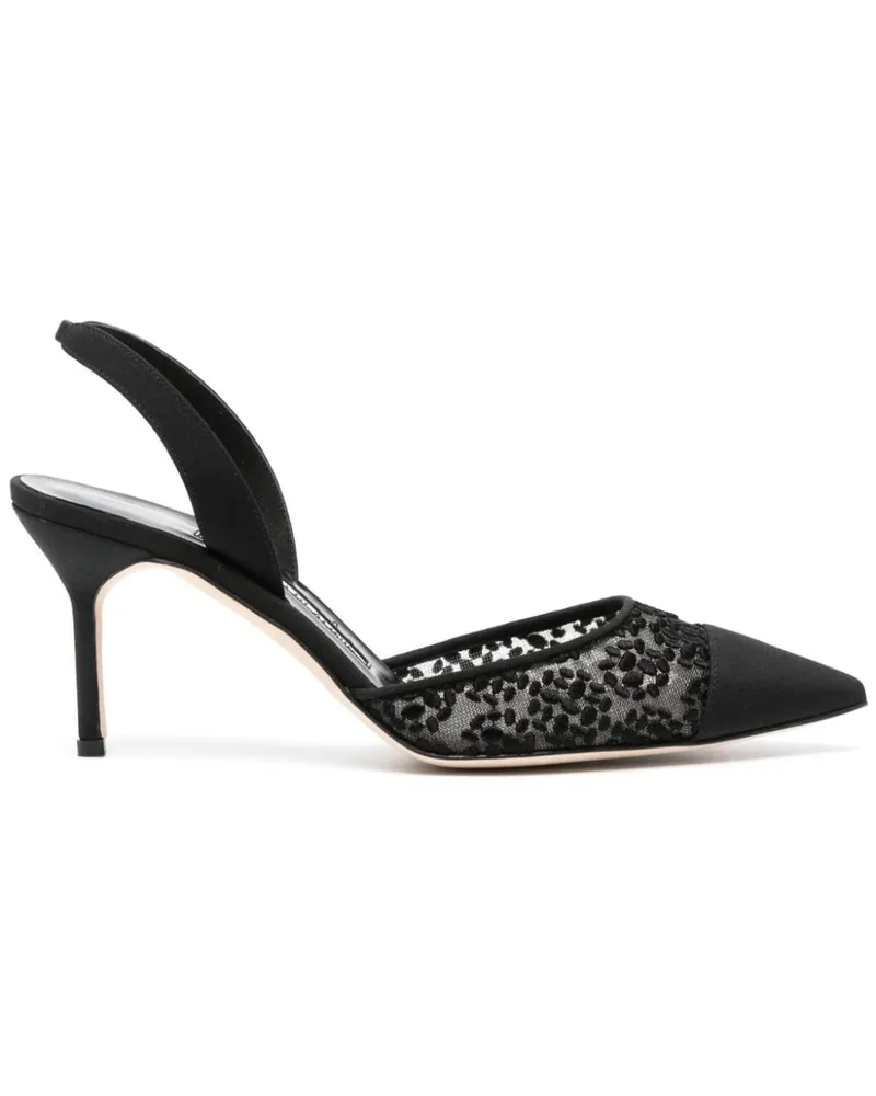 Manolo Blahnik Tora Pumps 80mm - Schwarz Schwarz