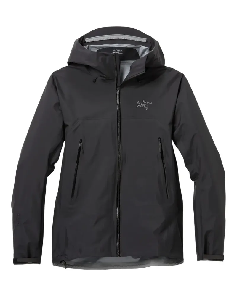 Arc'teryx Beta SL zip-up hooded jacket - Schwarz Schwarz