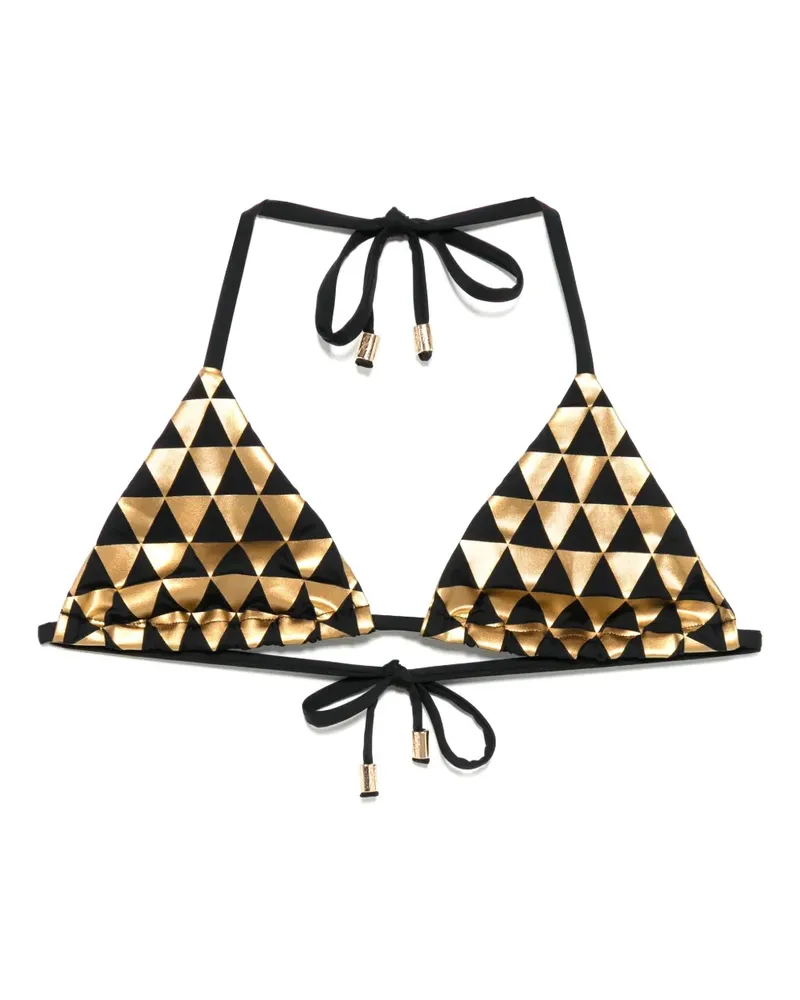 Cynthia Rowley Olympia Bikinioberteil - Schwarz Schwarz