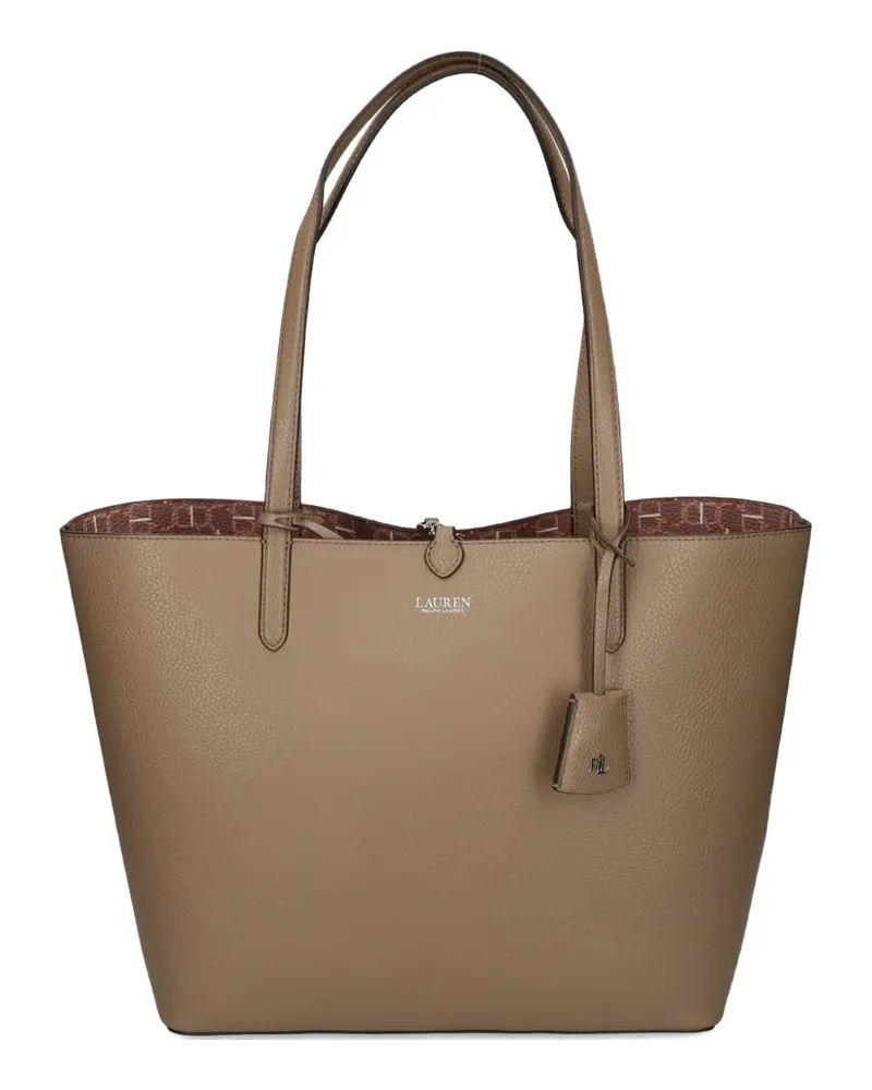 Ralph Lauren Tote Bag aus strukturiertem Leder - Braun Braun