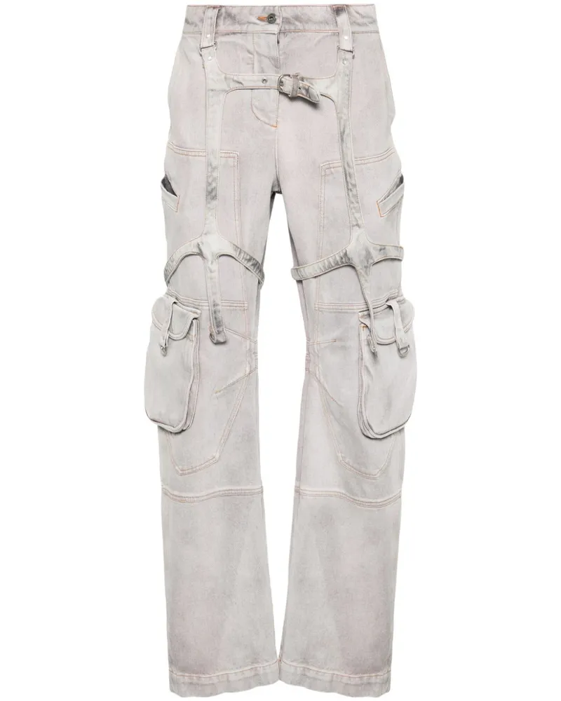 OFF-WHITE Laundry Tapered-Cargohose - Violett Violett