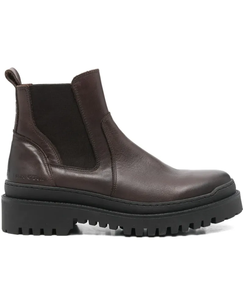 Marc O'Polo Stiefel mit runder Kappe - Braun Braun