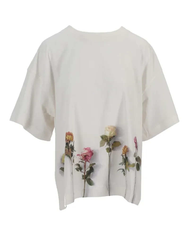 Paul Smith floral T-shirt - Weiß Weiß