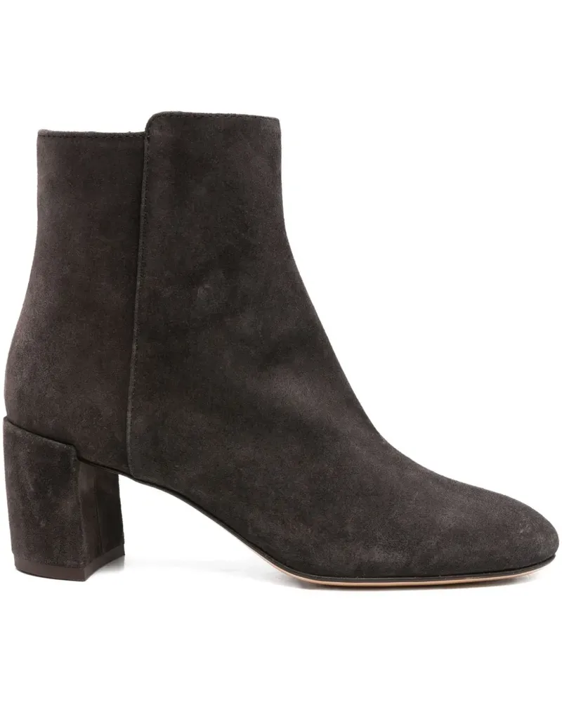 Attilio Giusti Leombruni Stiefel mit Blockabsatz 60mm - Grau Grau