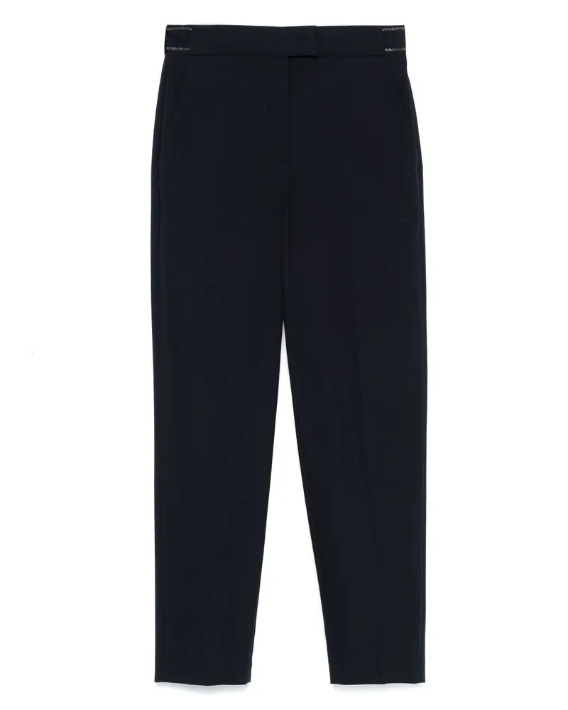 Brunello Cucinelli Klassische Tapered-Hose - Blau Blau