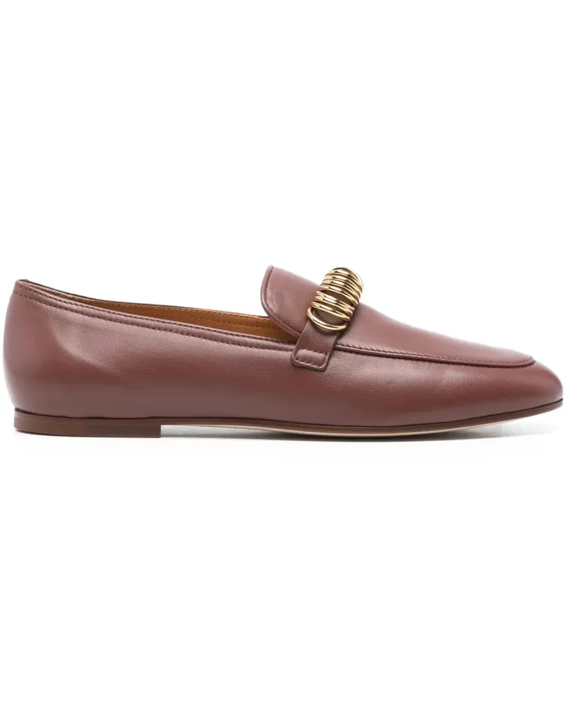 TOD'S Loafer mit Ringdetail - Braun Braun