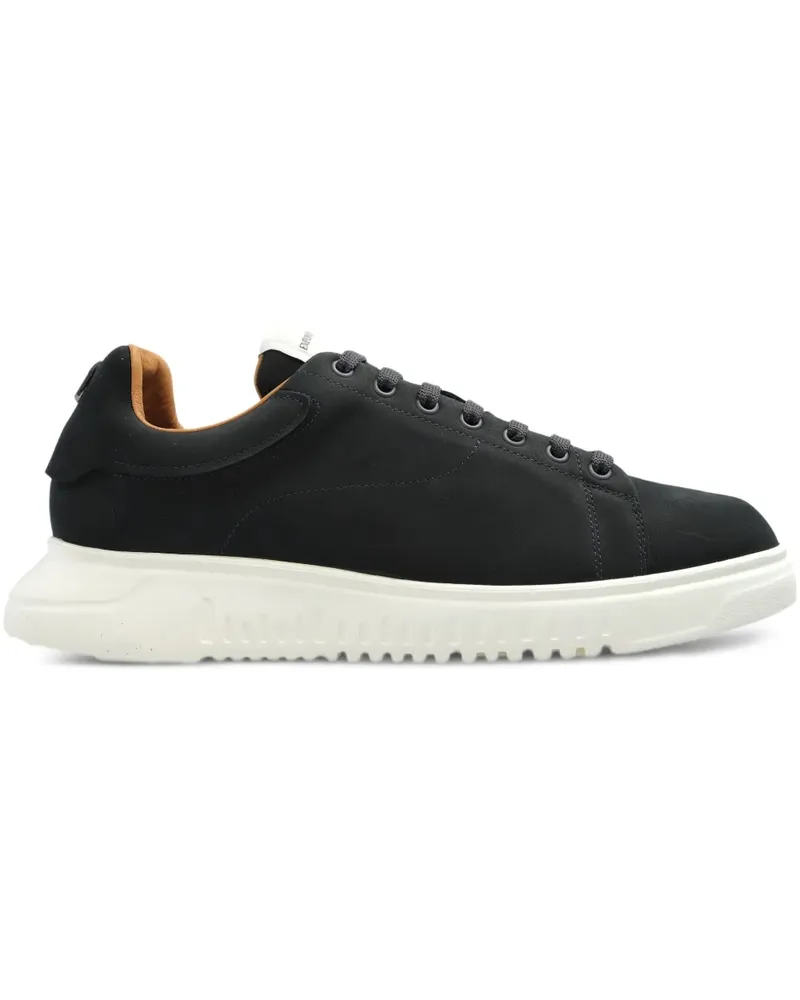 Emporio Armani Klassische Sneakers - Blau Blau
