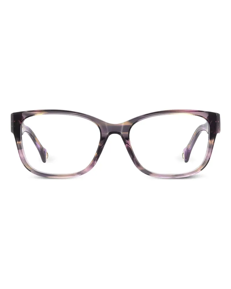 Carolina Herrera New York Brille mit eckigem Gestell - Violett Violett