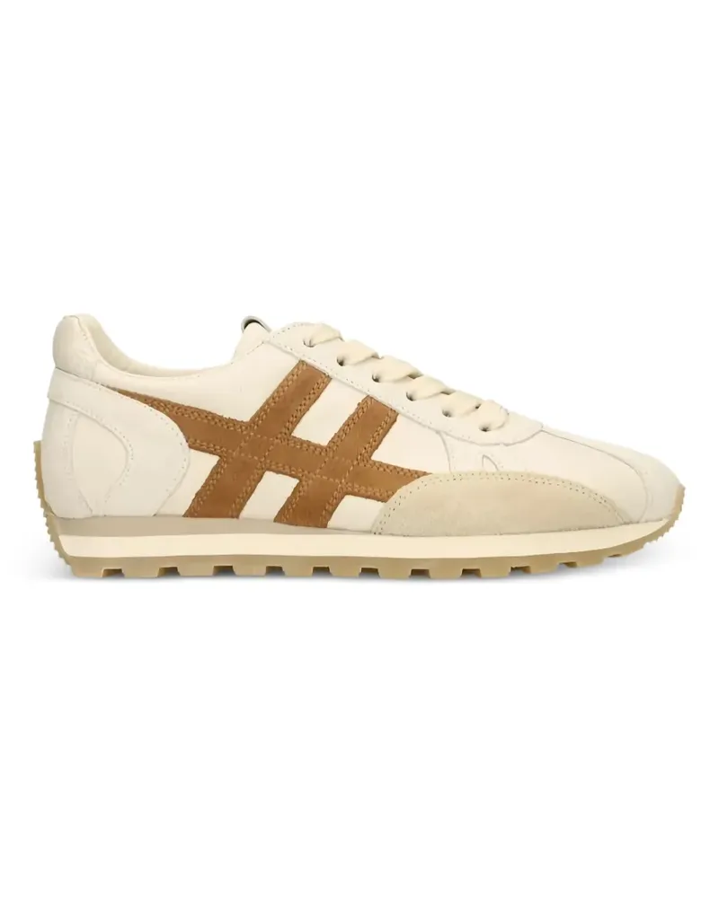 Hogan H671 86'er calfskin sneakers - Nude Nude