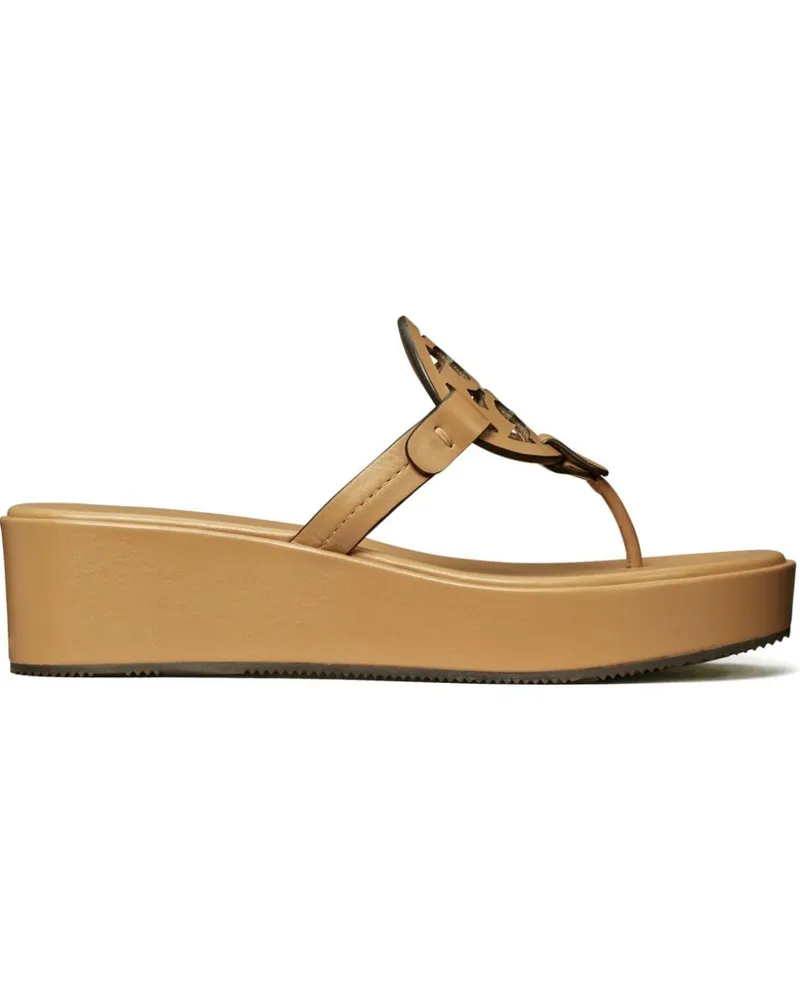 Tory Burch Miller Pantoletten 25mm - Nude Nude