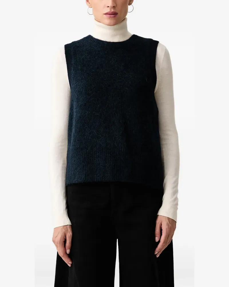 Mos Mosh MMThora side-tie knitted sweater vest - Blau Blau