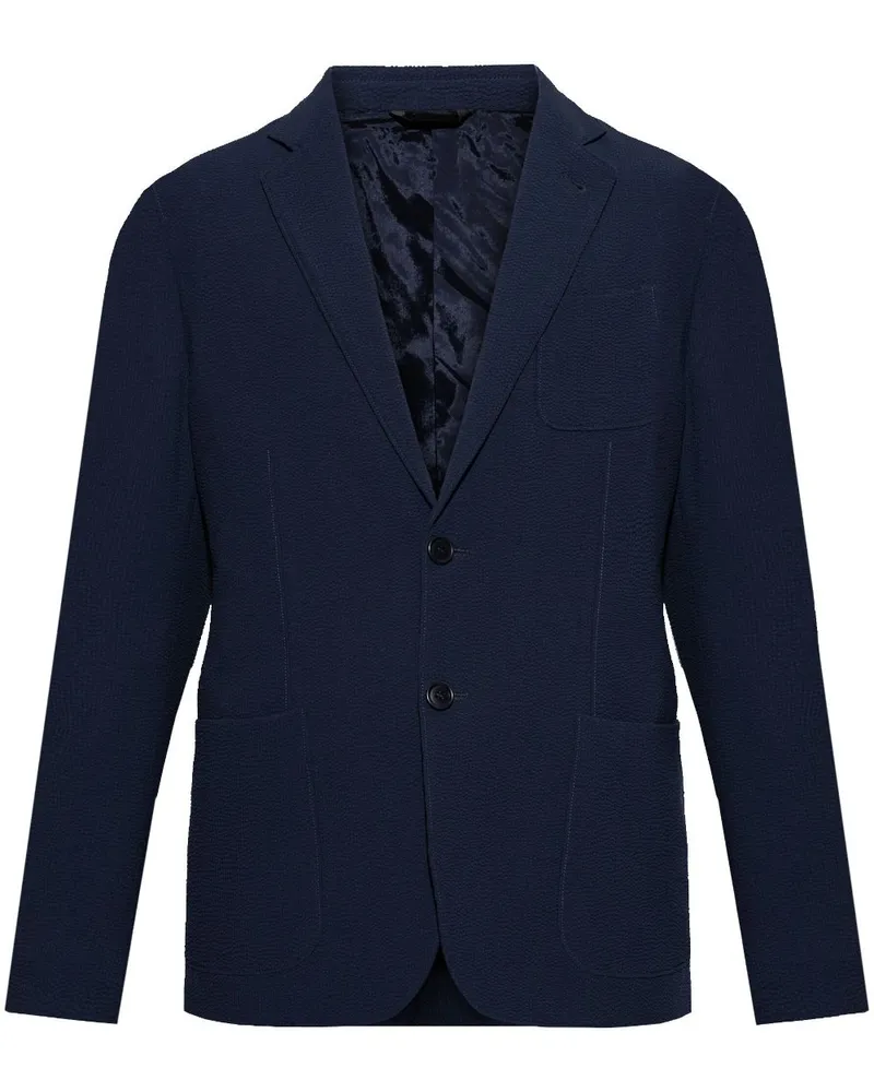 Giorgio Armani Gestricktes Sakko - Blau Blau
