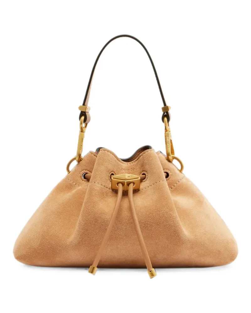 Jimmy Choo Kleine Cinch Schultertasche - Nude Nude