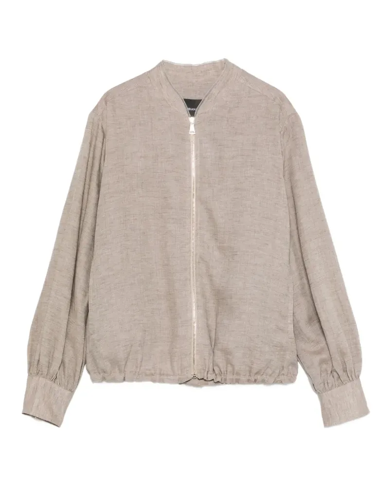 Fabiana Filippi embellished bomber jacket - Nude Nude