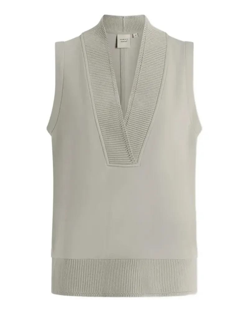 Varley Freida v-neck top - Nude Nude