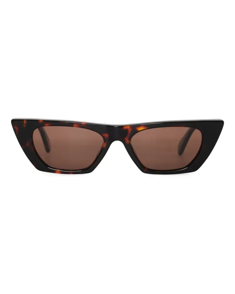 Anine Bing Pierre Sonnenbrille mit Cat-Eye-Gestell - Braun Braun