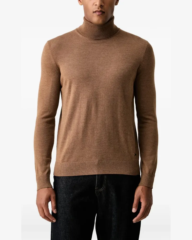 JOOP! roll-neck knitted sweater - Braun Braun