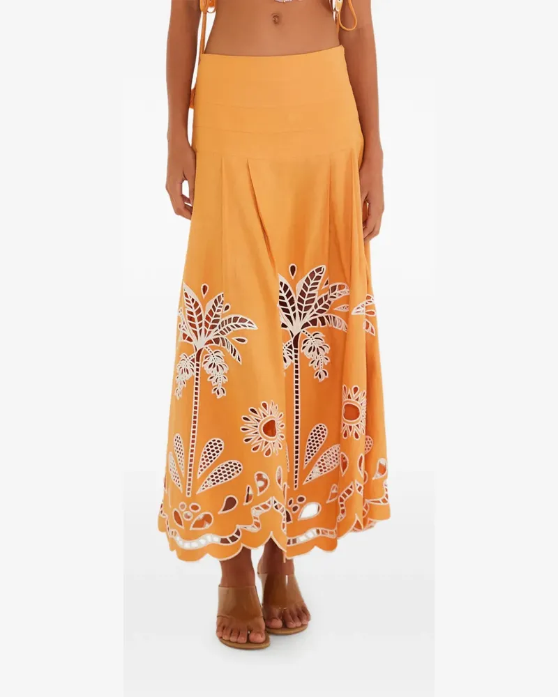 FARM Rio Rock mit Stickerei - Orange Orange