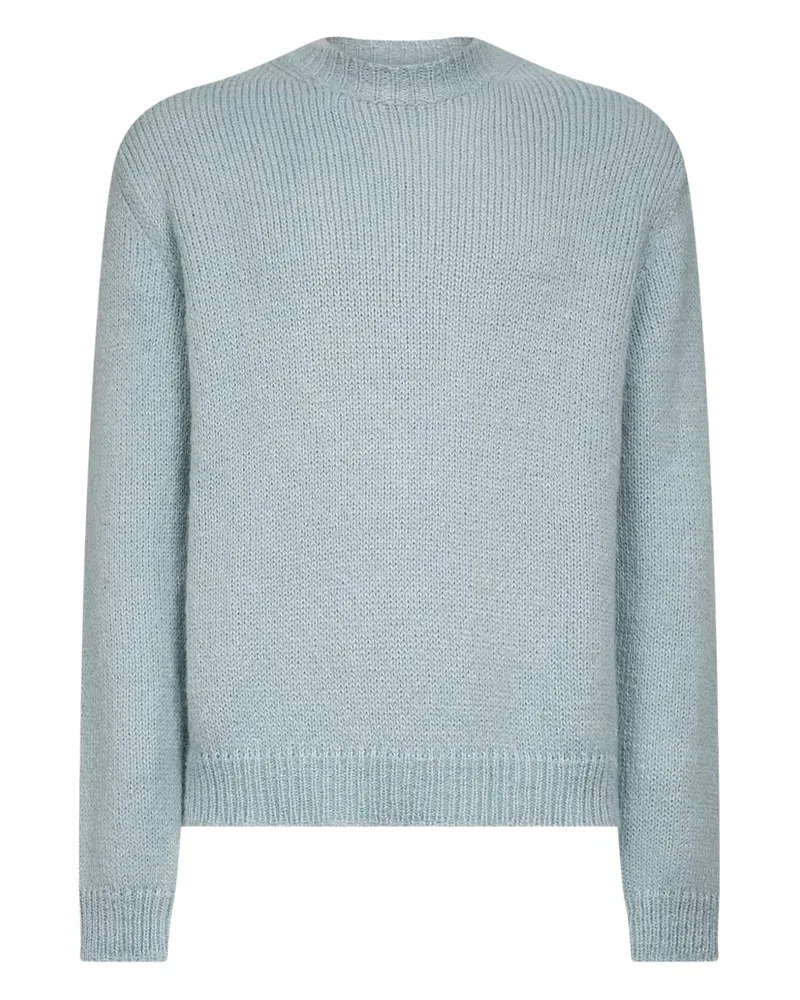 Jil Sander Gerippter Pullover - Blau Blau