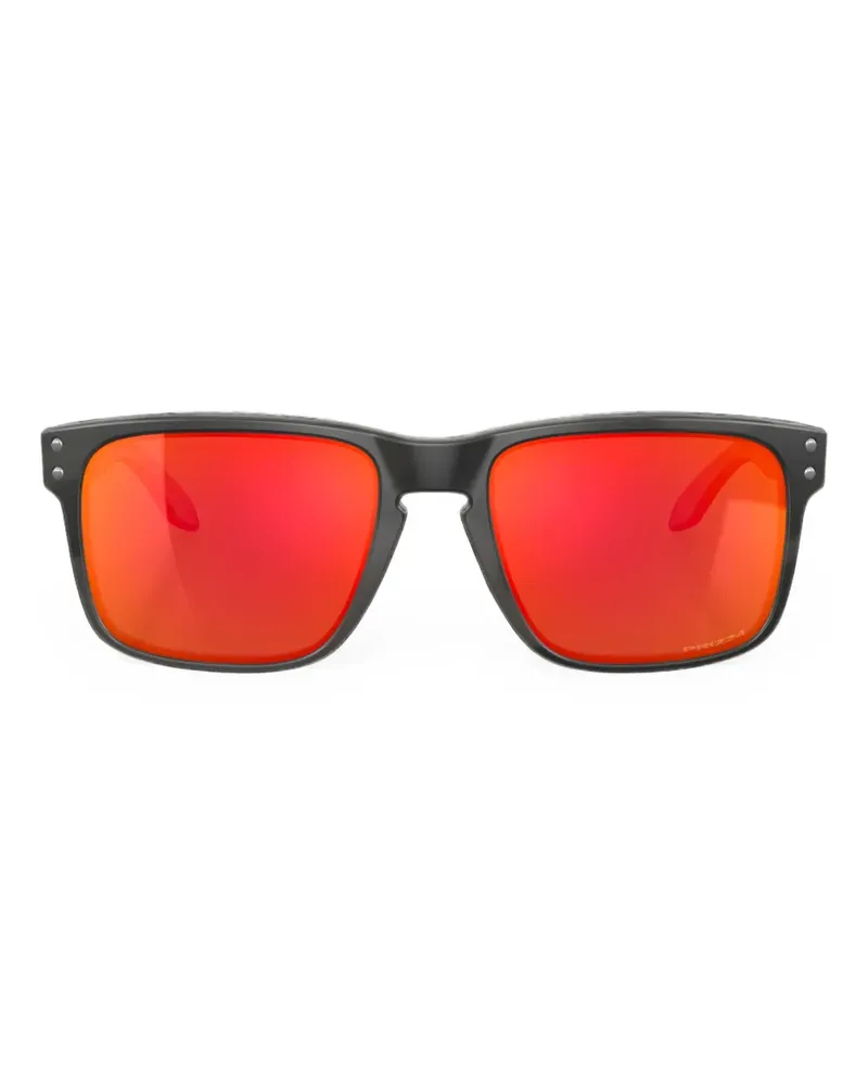 Oakley Eckige Holbrook Sonnenbrille - Schwarz Schwarz