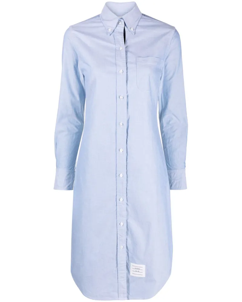 Thom Browne Hemdkleid aus Oxford-Baumwolle - Blau Blau