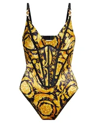 Versace Body mit Barock-Print Gelb