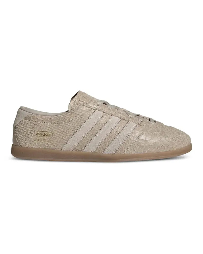 adidas Gazelle snakeskin-effect sneakers - Nude Nude
