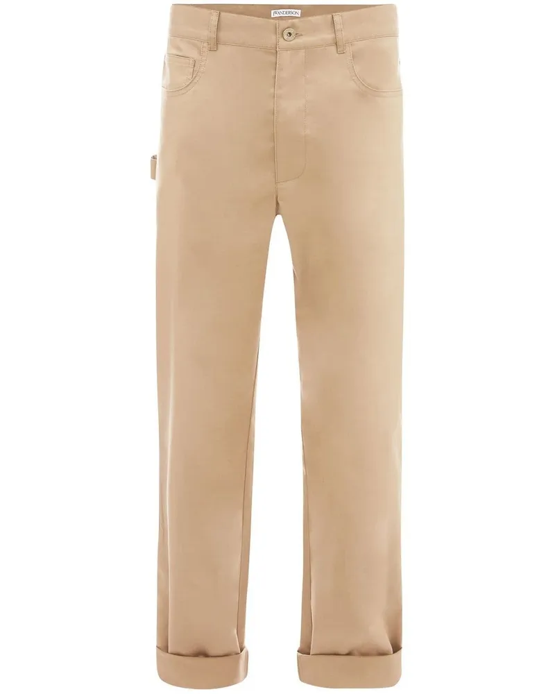J.W.Anderson Chino mit geradem Bein - Nude Nude