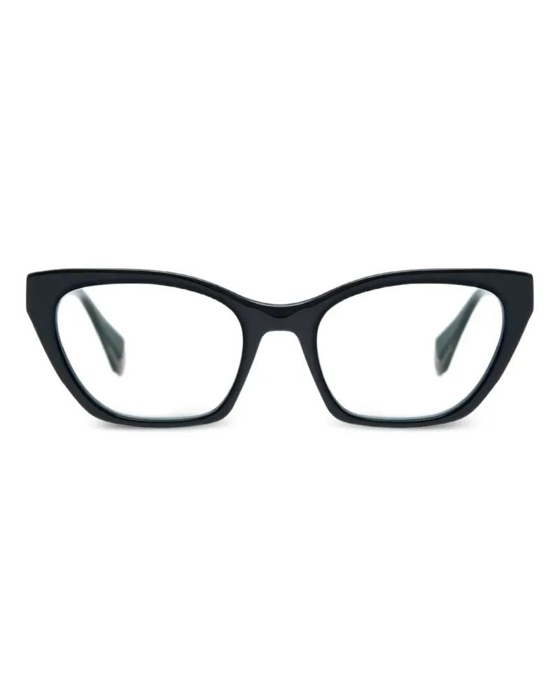 GIGI STUDIOS Brille mit Cat-Eye-Gestell - Schwarz Schwarz