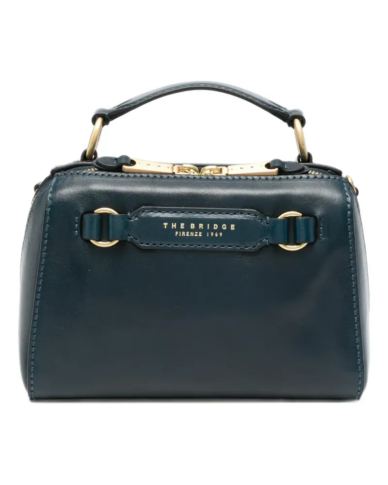 The Bridge Handtasche aus Leder - Blau Blau