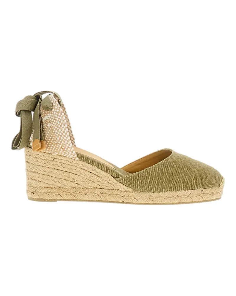 Castañer Espadrilles mit Riemen - Grün Grün