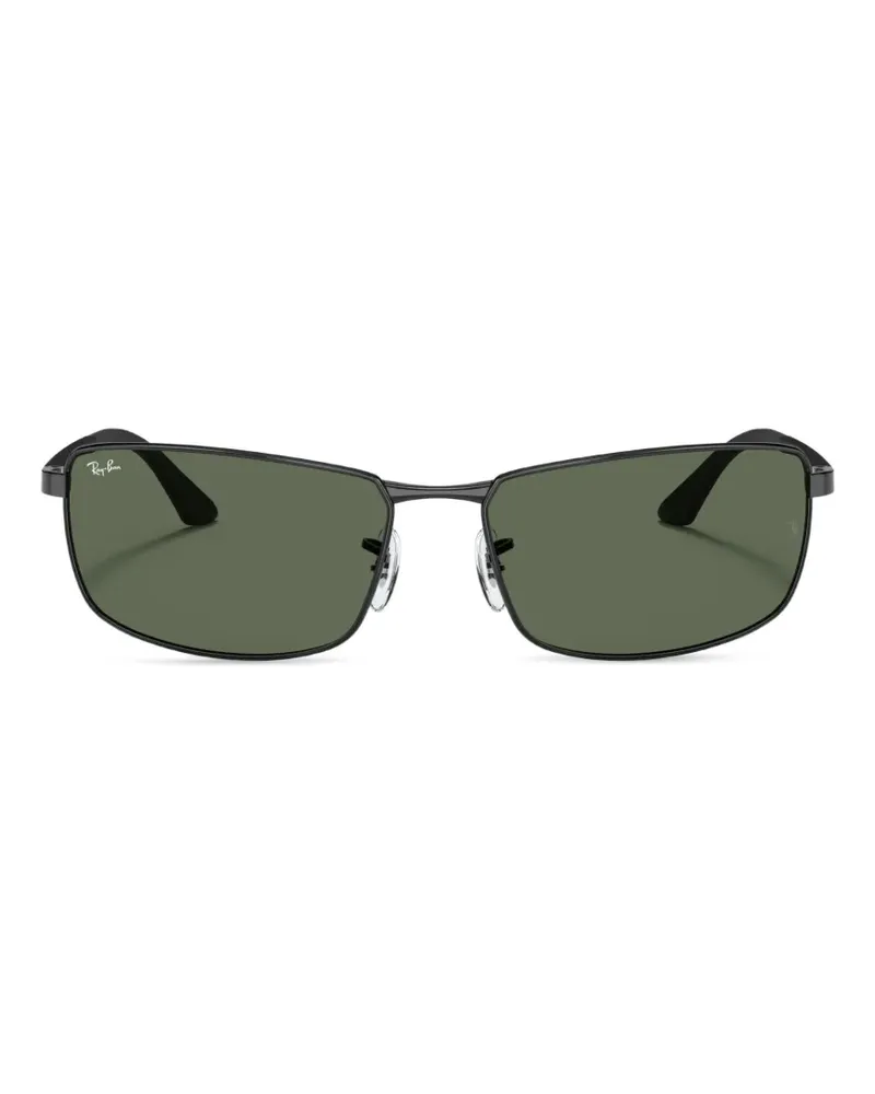 Ray Ban Sonnenbrille mit eckigem Gestell - Schwarz Schwarz
