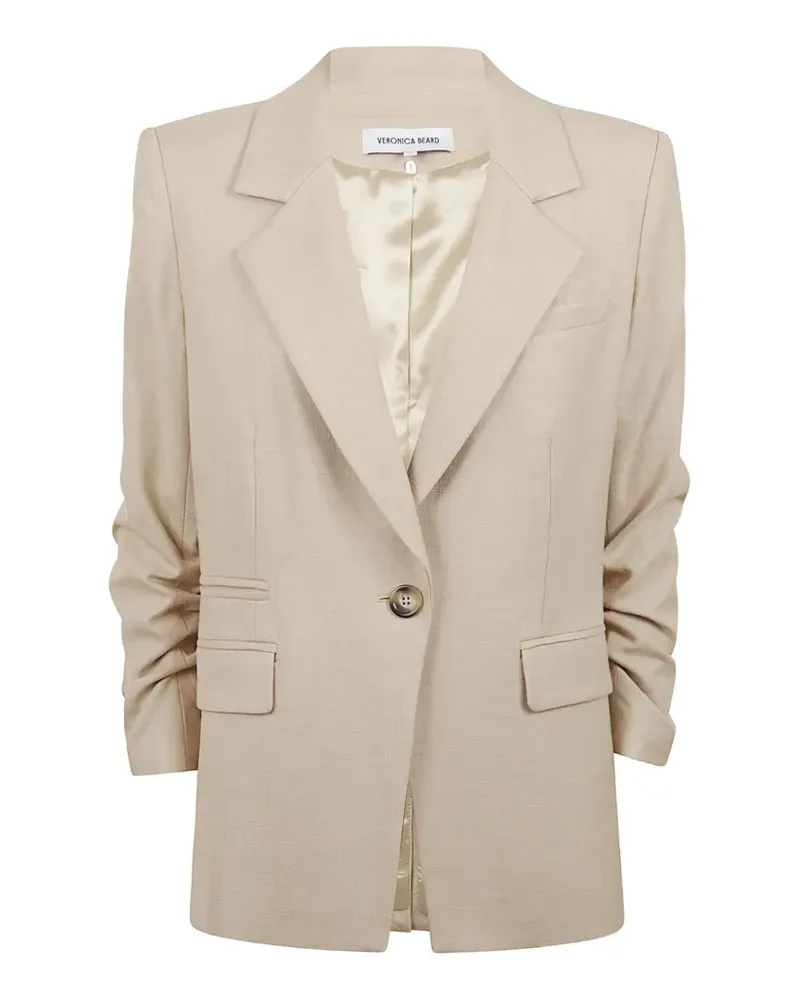 Veronica Beard Battista buttoned blazer - Nude Nude