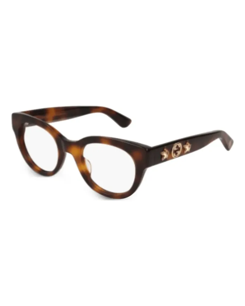 Gucci Klassische Cat-Eye-Brille - Braun Braun