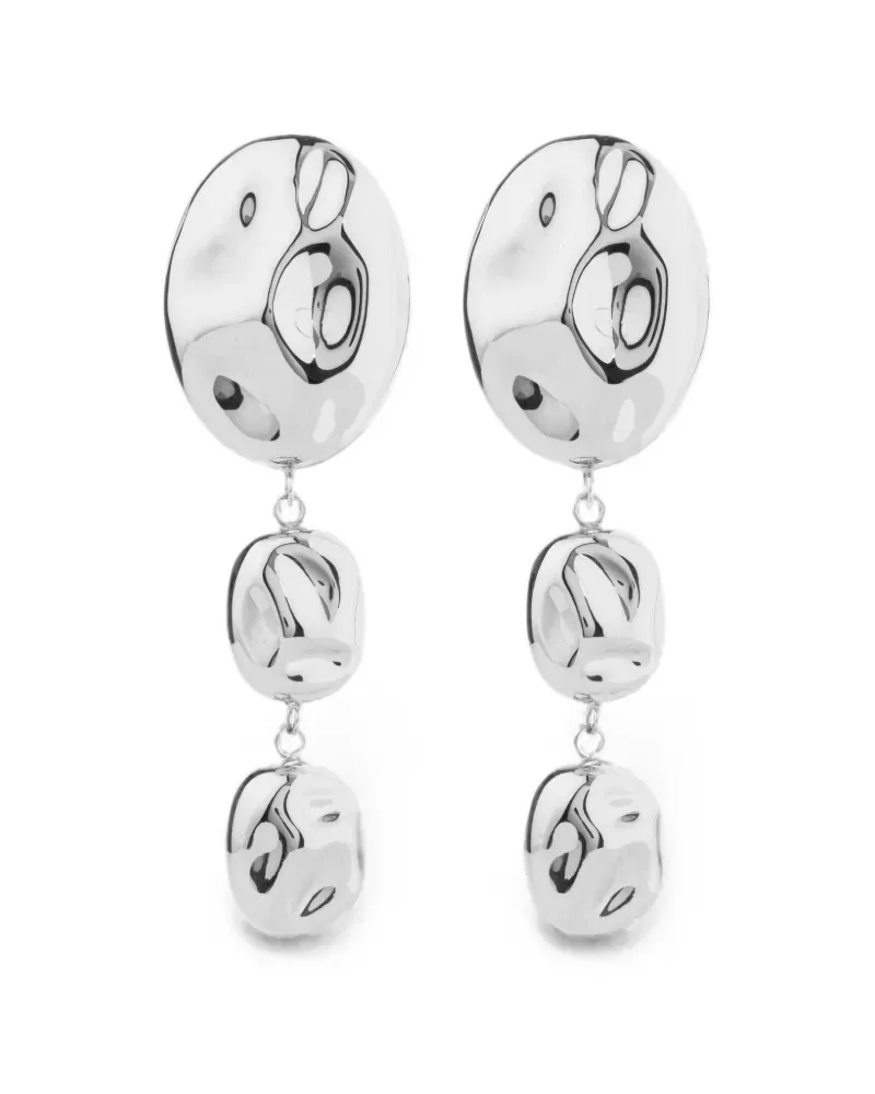 Federica Tosi Stone drop earrings - Silber Silber