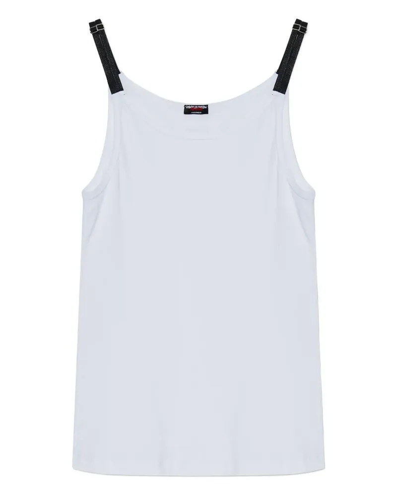 Dsquared2 x Magliano double-strap tank top - Weiß Weiß
